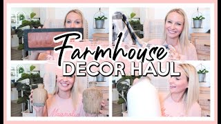 MODERN FARMHOUSE DECOR HAUL 2020! | KIRKLANDS, HOBBY LOBBY, AMAZON, & TARGET