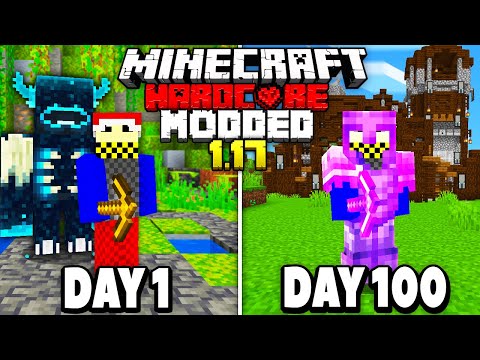 100 Days - MODDED 1.17 Hardcore Minecraft...