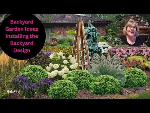 Backyard Garden Ideas-Installing the Design off the Deck