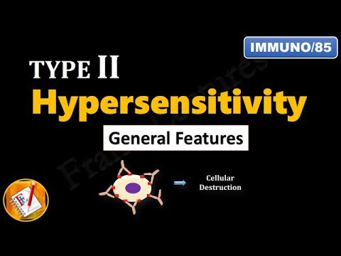 Type II Hypersensitivity Reactions (PART 1) : General Features (FL-Immuno/85)