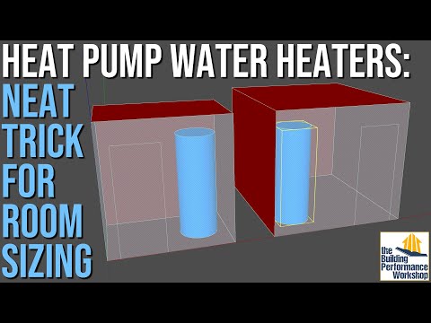 Heat Pump Water Heater Trick: Bigger Air Volume, Same Size Room