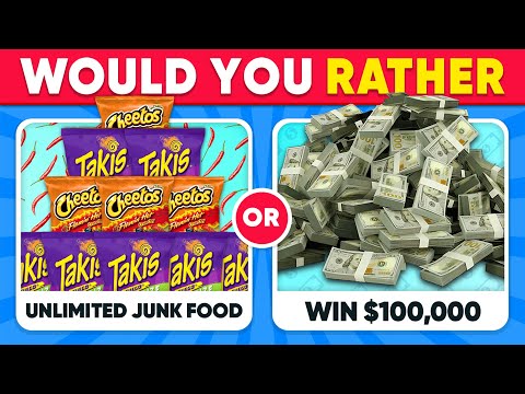 Would You Rather Food Edition - Hardest Choices Ever | Daily Quiz