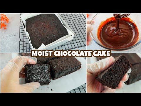 SUPER MOIST CHOCOLATE CAKE RECIPE| CHOCO MOIST CAKE| CHOCOLATE CAKE I USED FOR CAKE BALLS