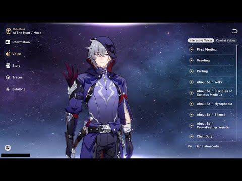 MOZE ALL VOICE LINES (ENGLISH)