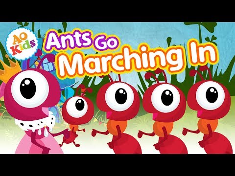 The Ants Go Marching In | Kids Nursery Rhyme