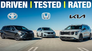 Honda Odyssey vs. Toyota Sienna vs. Kia Carnival Hybrid: Which Minivan Is Best?