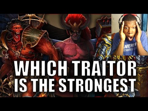 Which Daemon/Traitor Primarch Is The Most Powerful? | Warhammer 40k Lore REACTION