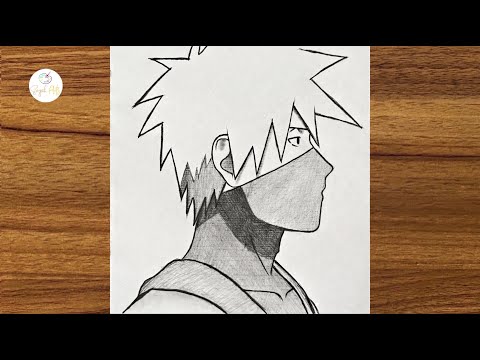 How to draw Kakashi Hatake || How to draw anime step by step || Anime drawing tips for beginners