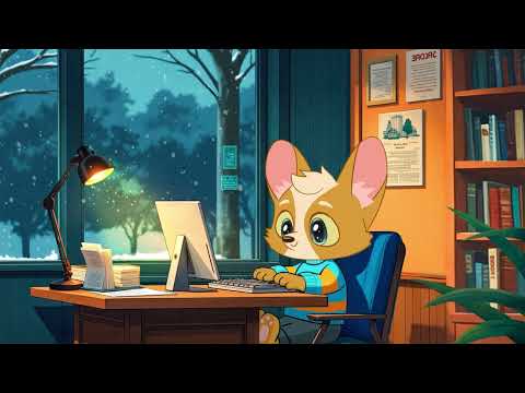 Night Owl Study Vibes🎧 Calm Lofi Beats for Study & Deep Work