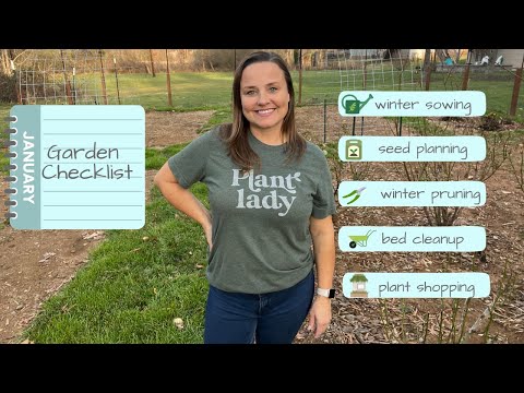 January Garden Checklist ✅  Starting The Year Off Right ⭐️