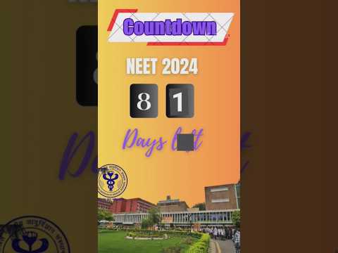 81 days left for neet aspirants #viral #pw #mbbs #neet2024 #neetmotivation #allen #viralshort #neet