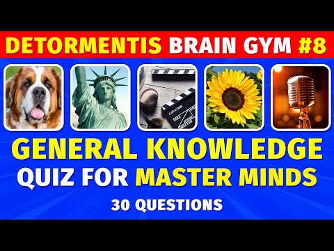 General Knowledge Quiz For Master Minds - Brain Gym 8