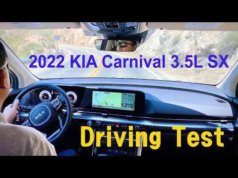 2022 Kia Carnival 3.5L SX Prestige Test Driving POV