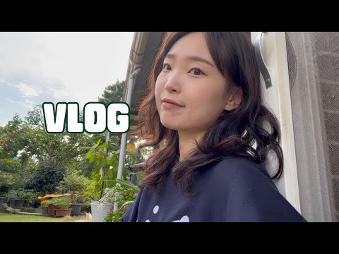 VLOG | 나른한 주말에 먹방 더하기💚 | 출근준비, 소금빵, 매콤체다치즈 타코야끼, 순살 후라이드+아사히 생맥주 캔, 연어 사시미, 고양이들이랑 힐링, 마라탕+꿔바로우