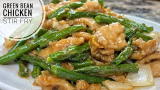 Green Bean And Chicken Stir Fry | Easy Vegetable And Chicken Breast Recipe | String Bean And Chicken