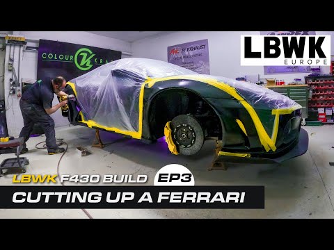 Ferrari F430 Liberty Walk Project EP3 - Body Kit Installation