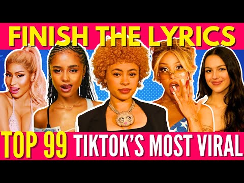 FINISH THE LYRICS - Most Popular Viral TikTok Songs EVER 📀MEGA CHALLENGE📢🎵(♾️ - 2025)