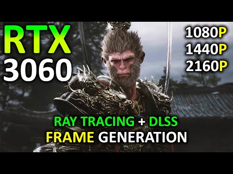 Black Myth Wukong on RTX 3060 12GB | Ray Tracing + DLSS + FG | 1080p - 1440p & 4K | 2024