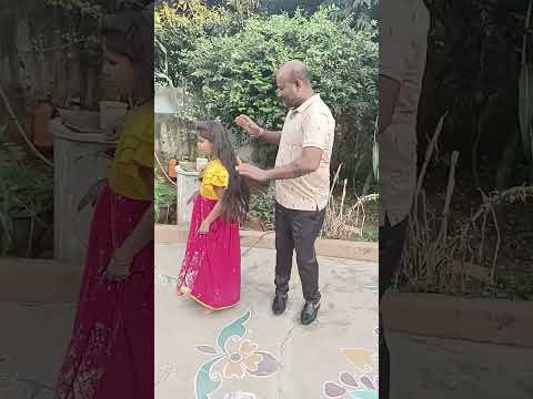 With My daddy Uyyaalo uyyaala #trendingdance #dancevideo #shortvideo #ytshort #dadslove