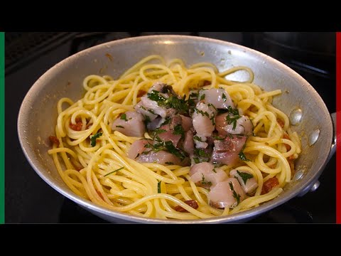 【身がフワッフワ！】鰆の地中海風パスタ！【Linguine alla mediterranea】