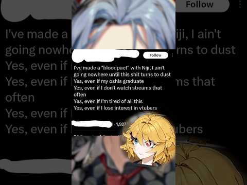 Nijisanji Fans “blood pact” #vtuber #nijisanjienglish #hololive #parrot4chan