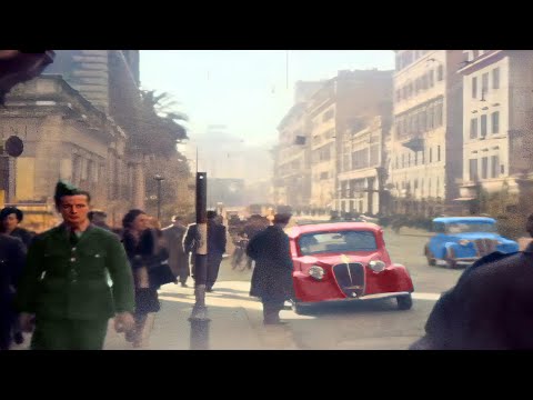 Italy 1940s in color, during World War II [60fps, Remastered] w/sound design added