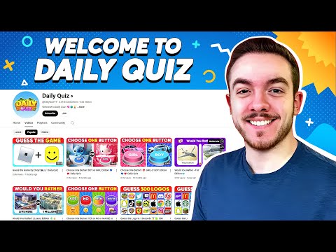 Welcome to Daily Quiz 🐱 (Channel Intro)