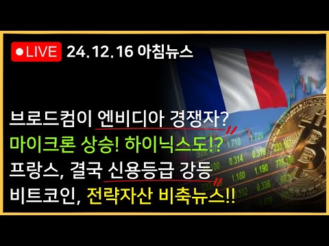 비트코인, 전략자산으로 정부가 모은다ㅣ탄핵가결, 외국인 매수 이끌어 낼까?ㅣ브로드컴, 엔비디아의 경쟁자...? 글쎄...?