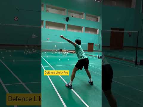 Badminton Defence Training #badminton #shorts