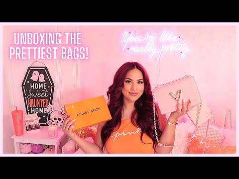 SUPER CUTE PINK LUXURY BAGS YOU NEED! UNBOXING!