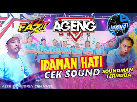 cek sound IDAMAN HATI ageng music