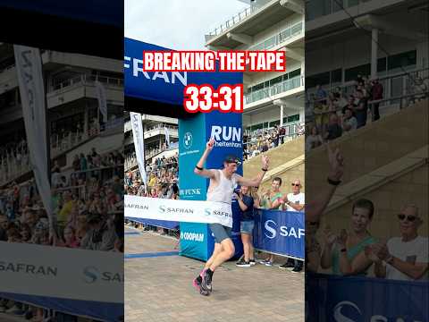 BREAKING THE TAPE - FIRST EVER 10K RACE WIN