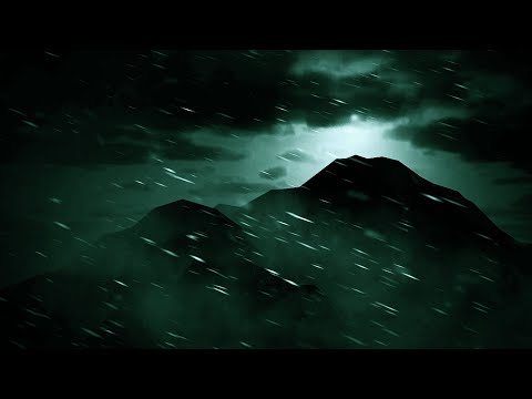 Mountain Snow Storm Sounds for Sleeping - Vertical Video | Sleep Better, Winter Storm, Snow Wind