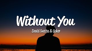 David Guetta - Without You (Lyrics) ft. Usher