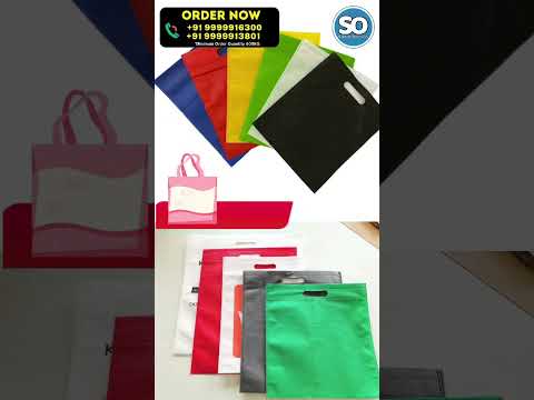 Non Woven Carry Bag Manufacture D Cut Bag Wholesale Price |9999916300 #bag #nonwovenbags #bagfactory