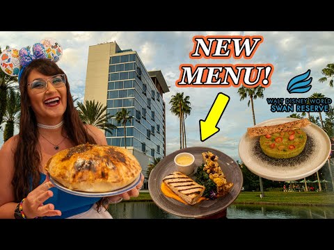 Amare NEW MENU is amazing 🦢 Disney World Swan Reserve food review 2024