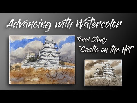 Advancing with Watercolor Castle on the Hill YouTube