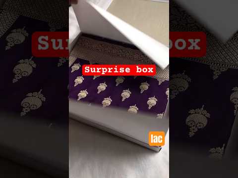 Surprise (don’t Open )😱 #handloom #katansilk #banarsisilksaree #viral