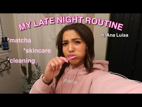 my AFTER SCHOOL night routine 11pm 💤 ft. Ana Luisa