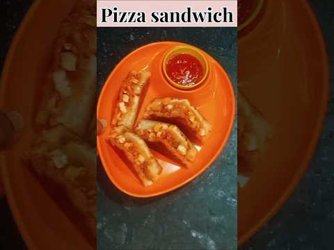 Pizza sandwich | Aese banaye pizza vali majedar sandwich| #viralshorts #trending #pizzasandwich #top