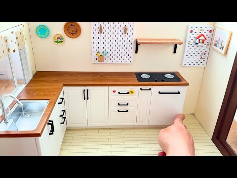 Miniature kitchen set installation ✨ASMR ✨Re-ment collection✨