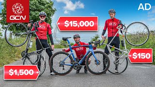 $150 Bike Vs $1,500 Bike Vs $15,000 Bike