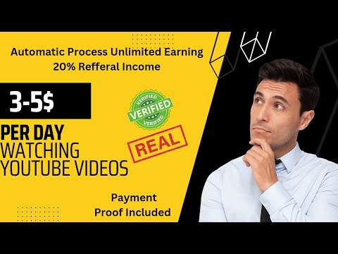 Unlimited 💸 By Watching videos Automatic Process. Instant $1 Min Payout.