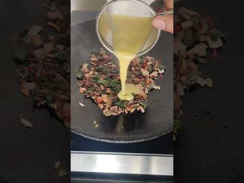 Keerai Omelette l Red Spinach Omelette Recipe l Healthy Omlette for Breakfast l Side Dish l #shorts