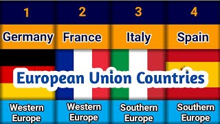 European union countries List | European union countries Name | European union member countries