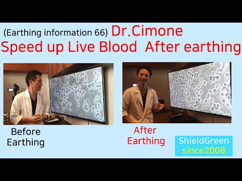 Earthing information 66-Dr.Cimone-Speed up Live Blood test After earthing