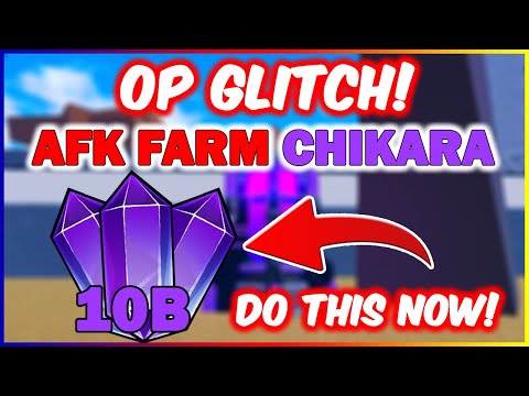 OP GLITCH! Do it now before it gets patched | AFK FARM CHIKARA FAST in Anime Fighting Simulator X!