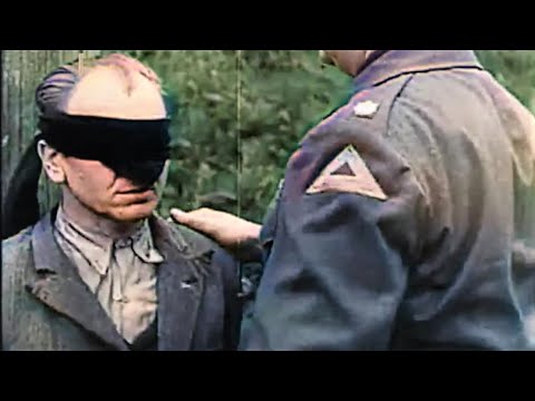 WW2 German Spy Execution by US 7th Army Firing Squad! 1st Time In Color! ww2 Firing Squad Executions