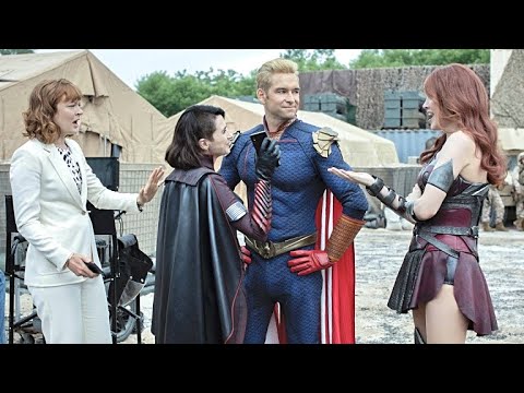 Stormfront meet Homelander and Queen Maeve / The Boys Season 2 Clip