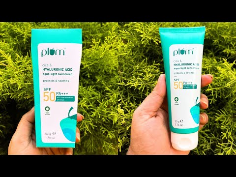 Plum CICA & Hyaluronic Acid Sunscreen Honest Review